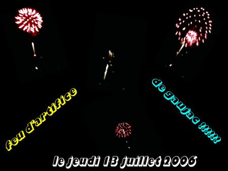 le feu d'artifice a gaujac!!!!